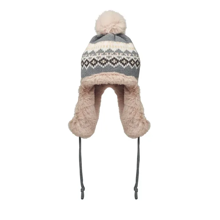 Knitted beanie with ear flap - MO2688 (MOCN#03)